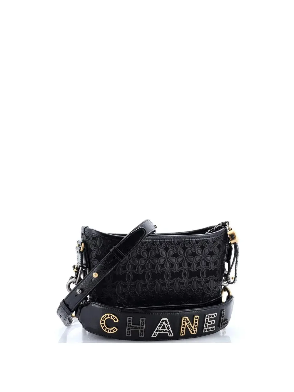 Chanel Gabrielle Hobo With Logo Handle #260990C41B